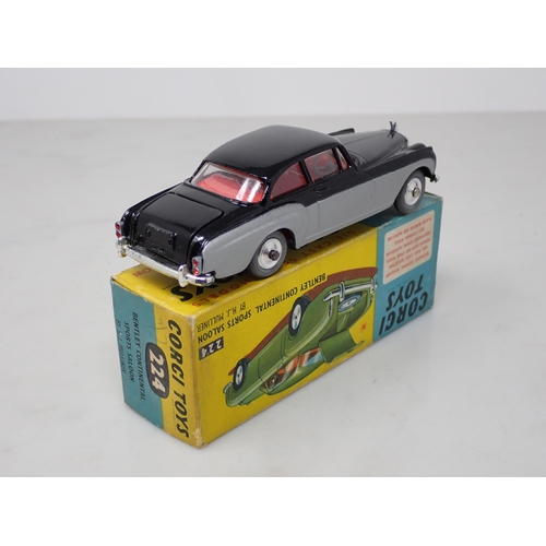 226 - A boxed Corgi Toys No.224 Bentley Continental