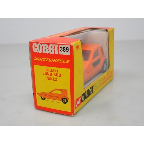 227 - A boxed Corgi Toys Whizzwheels No.389 Bond Bug 700ES