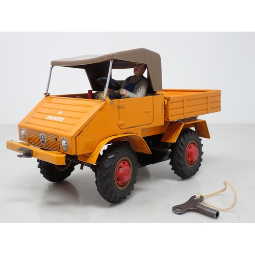 254 - A West German tinplate clockwork Tipp & Co. Unimog