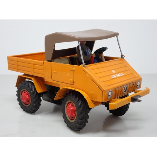 254 - A West German tinplate clockwork Tipp & Co. Unimog