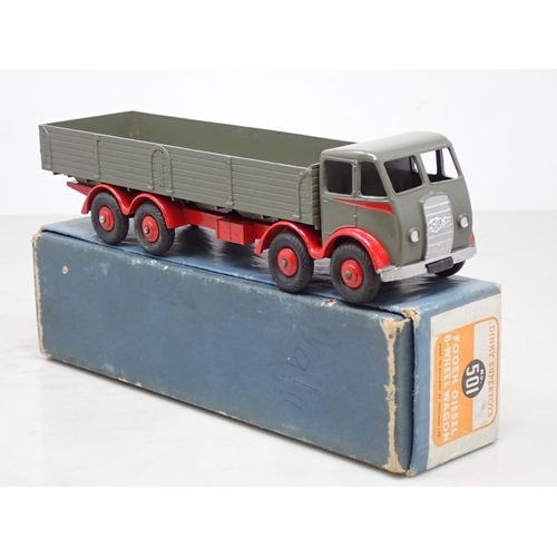 262 - A boxed Dinky Toys No.501 grey and red Foden 8-wheel Wagon