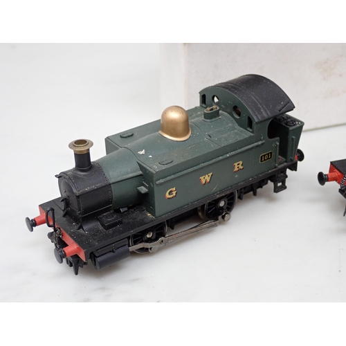 281 - Seven unboxed 00 gauge Tank Locomotives including Hornby Prairie Tank, G.W.R. Pannier Tanks and a Ho... 