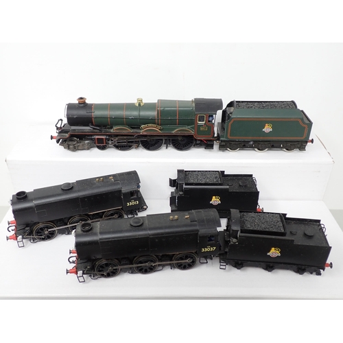 282 - Five unboxed Bachmann and Hornby 00 gauge Locomotives including King Class and two Drummond Class 70... 