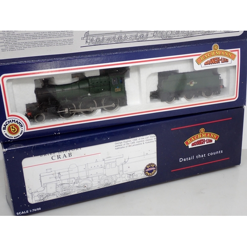 286 - A boxed Bachmann 00 gauge 93XX Class Mogul Locomotive and a boxed 2-6-0 Crab Locomotive