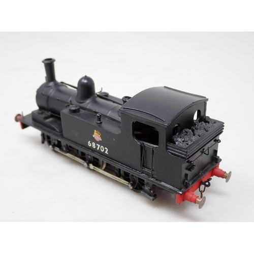 289 - A boxed kit built 00 gauge Nu-Cast B.R. early crest J72 0-6-0T No.68702 fitted with flywheel motor