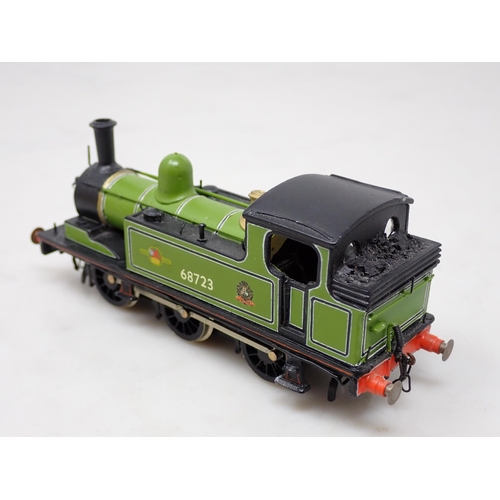 291 - A kit built 00 gauge B.R. late crest J72 0-6-0T No.68702 with compensated chassis with flywheel moto... 