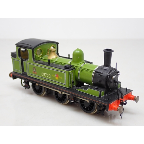 291 - A kit built 00 gauge B.R. late crest J72 0-6-0T No.68702 with compensated chassis with flywheel moto... 