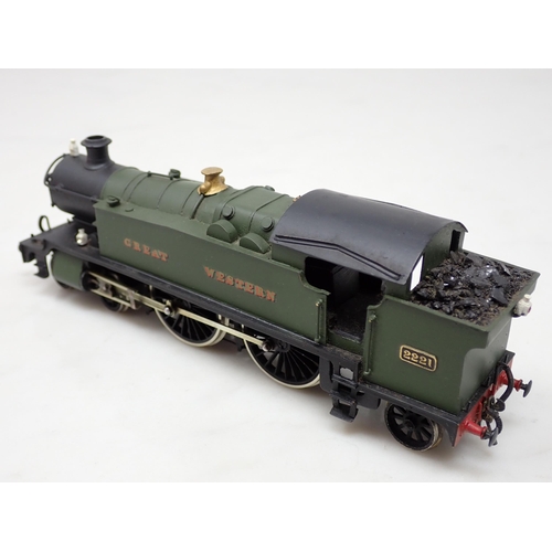 292 - A kit built 00 gauge 4-4-2 G.W.R. County Tank Locomotive, No.2221