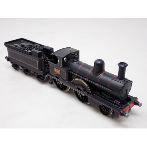 293 - A kit built 00 gauge L.N.W.R. Improved Precedent 'Jumbo' 2-4-0 Locomotive made from a Gem kit, No.61... 