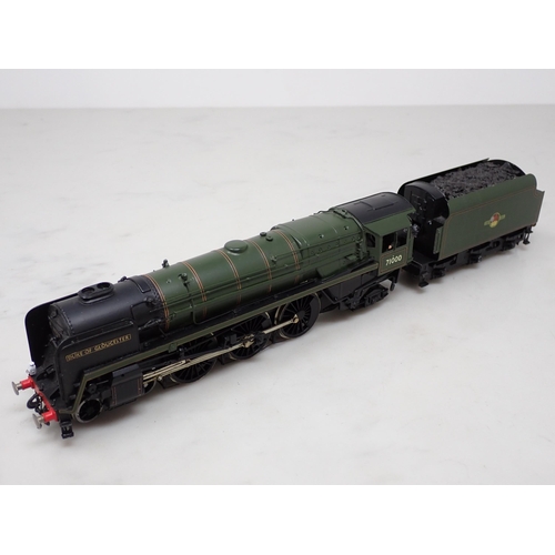 294 - A boxed DJH 00 gauge kit built Standard Class Locomotive 'Duke of Gloucester' No.71000. With Portesc... 