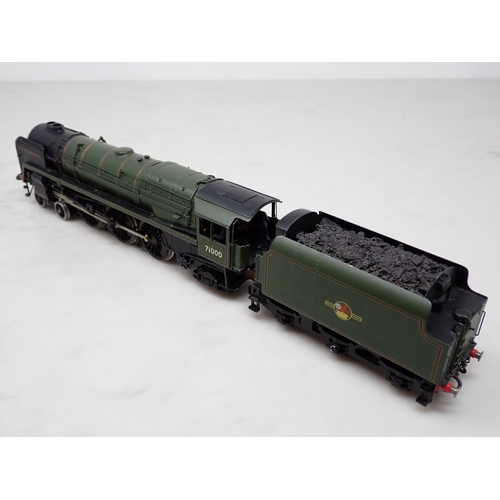 294 - A boxed DJH 00 gauge kit built Standard Class Locomotive 'Duke of Gloucester' No.71000. With Portesc... 