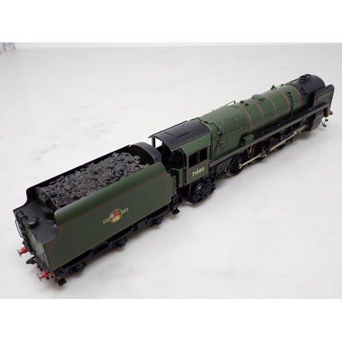 294 - A boxed DJH 00 gauge kit built Standard Class Locomotive 'Duke of Gloucester' No.71000. With Portesc... 