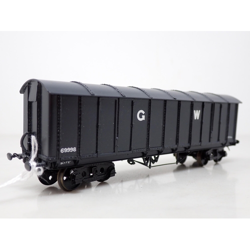 295 - A kit built 00 gauge Lawrence and Goddard G.W.R. double bogie 30 ton Goods Van, signatures to unders... 