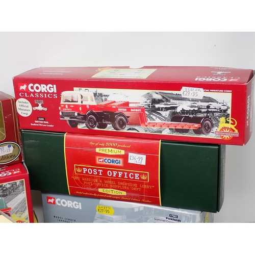 310 - ***WITHDRAWN***A box of boxed Corgi Heavy Haulage and other diecast Models