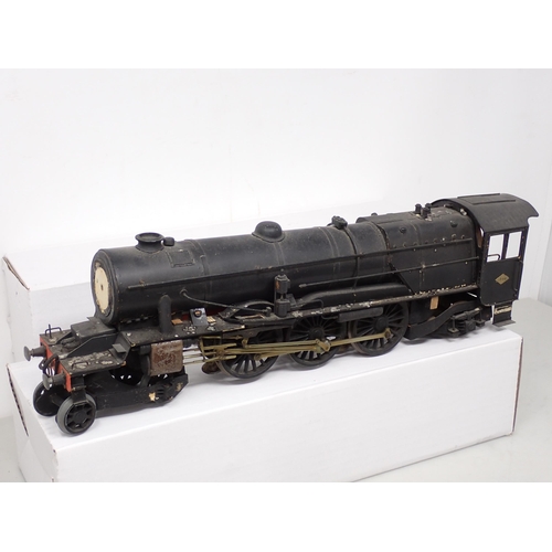 317 - Three scratch built 0 gauge clockwork Locomotives including 4-6-2, 4-6-0 'Mammoth' and 4-4-0