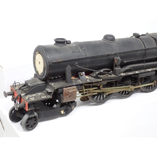 317 - Three scratch built 0 gauge clockwork Locomotives including 4-6-2, 4-6-0 'Mammoth' and 4-4-0