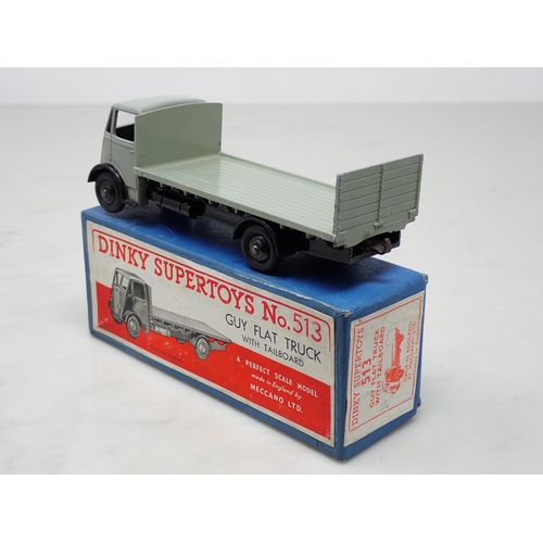 345 - A boxed Dinky Toys No.513 black and grey Guy Flat Truck