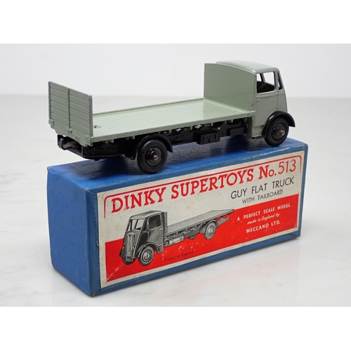 345 - A boxed Dinky Toys No.513 black and grey Guy Flat Truck