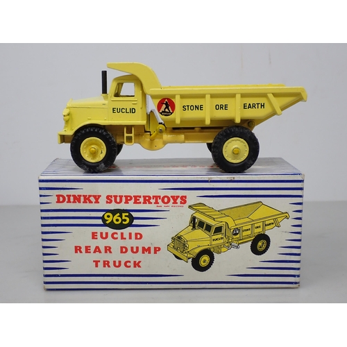 349 - A boxed Dinky Supertoys No.965 Euclid Rear Dump Truck and a Dinky Toys No.291 Atlantean City Bus