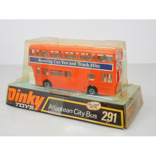 349 - A boxed Dinky Supertoys No.965 Euclid Rear Dump Truck and a Dinky Toys No.291 Atlantean City Bus