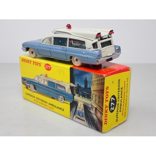 351 - A boxed Dinky Toys No.277 Superior Criterion Ambulance with packing and instruction