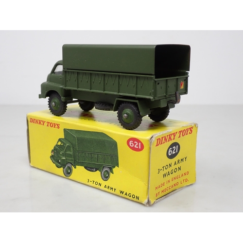 372 - A boxed Dinky Toys No.621 3-ton Army Wagon