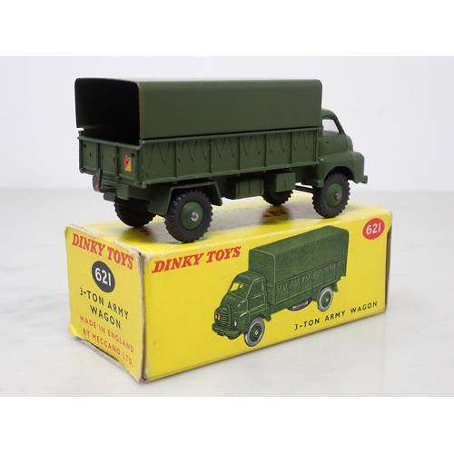 372 - A boxed Dinky Toys No.621 3-ton Army Wagon