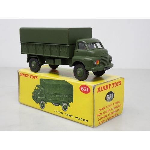 372 - A boxed Dinky Toys No.621 3-ton Army Wagon