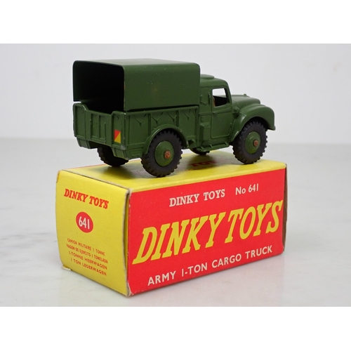 379 - A boxed Dinky Toys No.641 Army 1-ton Cargo Truck