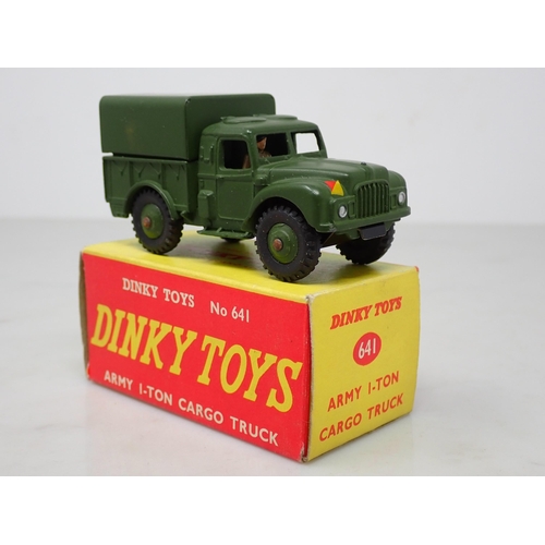 379 - A boxed Dinky Toys No.641 Army 1-ton Cargo Truck