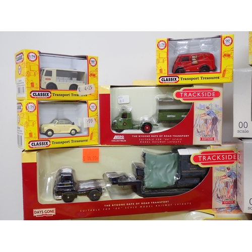 390 - Three boxed Lledo Trackside diecast Models, three boxed EFE Models, a boxed Cararama VW Bus and Cara... 