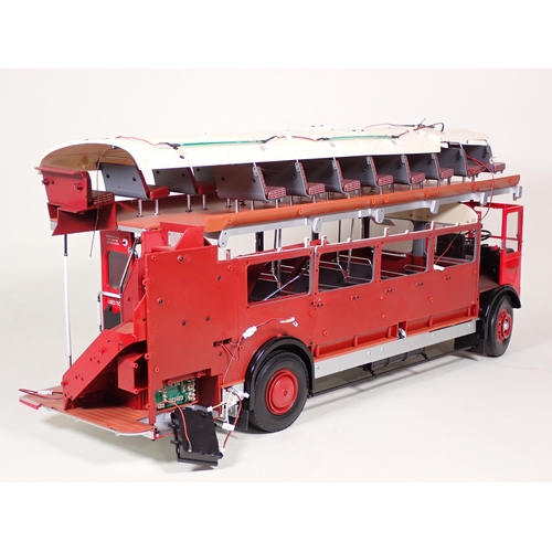 419 - A part built large scale metal Model of a Routemaster double decker Bus