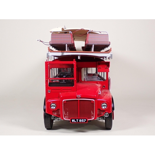 419 - A part built large scale metal Model of a Routemaster double decker Bus