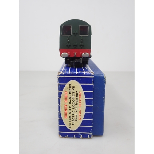 48 - Hornby-Dublo L30 Bo-Bo, near mint, boxed with literature
Model in near mint condition, has been ligh... 