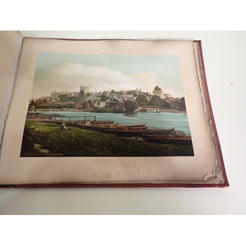 501 - A late 19th/early 20th Century Photograph Album, views in Tunbridge Wells, Kent, Doone Valley, Lynto... 