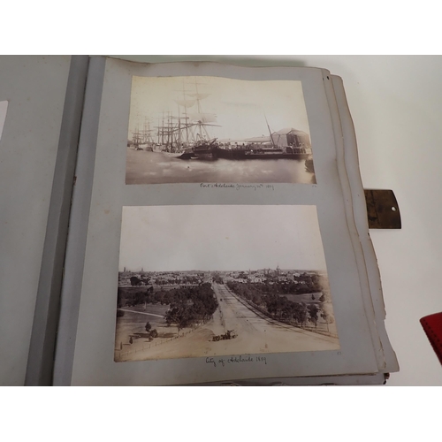 503 - A Victorian Photograph Album with views of London Bridge, other London landmarks, York, Scarborough,... 