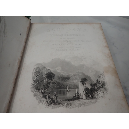 518 - SCOTT Walter, The Border Antiquities of England and Scotland, pub London 1814, Vol II only, HUTCHINS... 