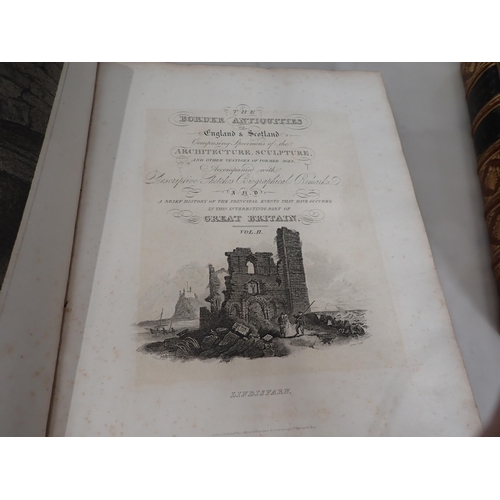 518 - SCOTT Walter, The Border Antiquities of England and Scotland, pub London 1814, Vol II only, HUTCHINS... 