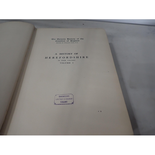 519 - BRASSINGTON W. Salt, Historic Worcestershire, illustrated, The Victoria History of the Counties of E... 