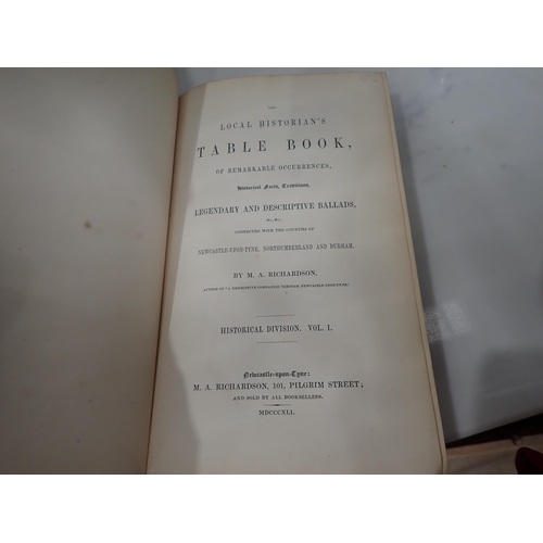 546 - RICHARDSON M.A., The Local Historian's Table Book of Remarkable Occurrences, Legendary and Descripti... 