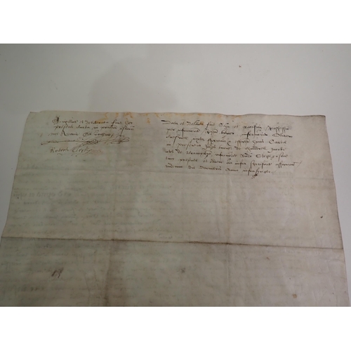 547 - A 17th Century document with seal