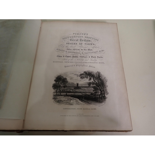 549 - SHEPHERD/GASTINEAU, Virtue's Picturesque Beauties of Great Britain in a series of views, cities, tow... 