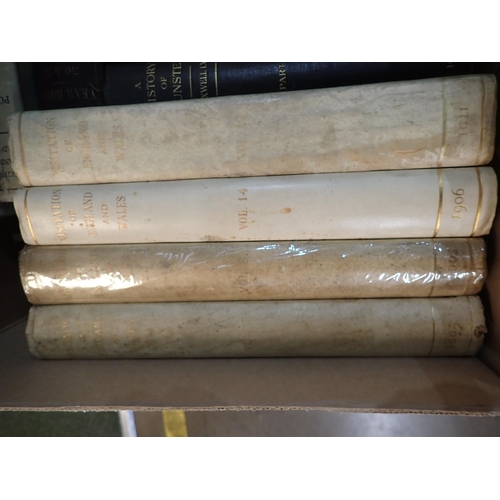 578 - Box: Visitation of England and Wales, c1900, 4 vols only, LYTE Maxwell, a History of Dunster, Year B... 