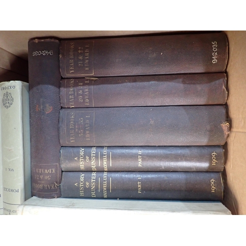 578 - Box: Visitation of England and Wales, c1900, 4 vols only, LYTE Maxwell, a History of Dunster, Year B... 