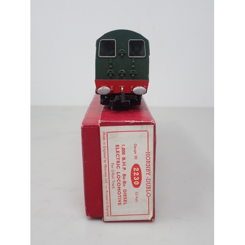 58 - Hornby-Dublo 2230 Bo-Bo diesel Locomotive, near mint, scarce early red box
Model in near mint condit... 