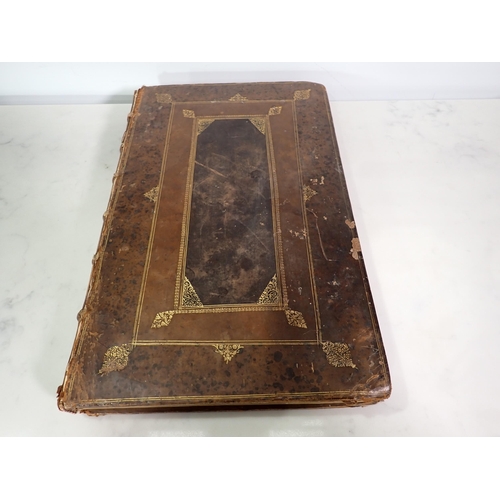 593 - A leather bound volume, The New Testament, pub London 1865, presented to C. Lucy Davenport, Yazor Su... 