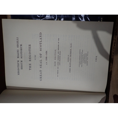 600 - The Register of the Great Seal of Scotland 1306-1424, a new edition, edit John Maitland Thompson, pu... 