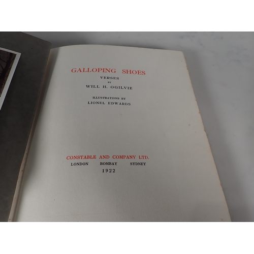 606 - LIONEL EDWARDS, My Scottish Sketch Book, pub Country Life, 1929, with d.w., Reminiscences of A Sport... 