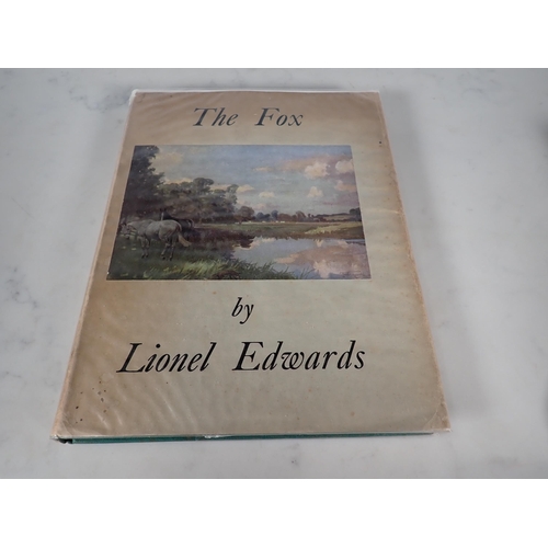 607 - LIONEL EDWARDS, The Fox, pub Collins, 1949, d.w., Thy Servant The Horse, pub Country Life, 1952, d.w... 