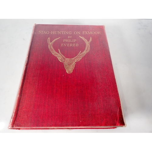 608 - EVERED Philip, Stag-Hunting on Exmoor, illus H.M. Lomas, pub Chatto and Windus, 1902, HITCHCOCK M.C.... 